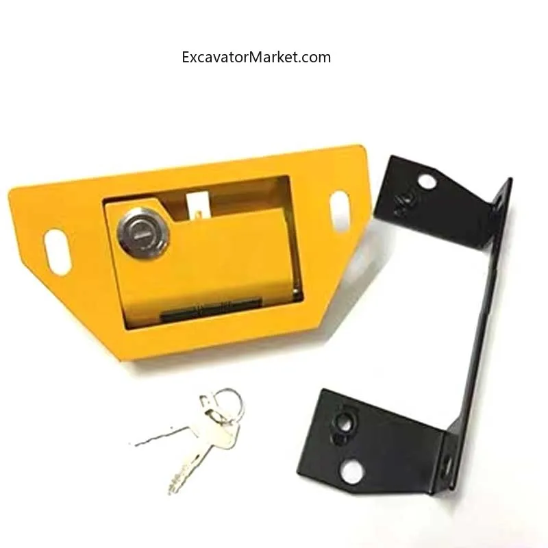 For excavator for KOMATSU PC60-7 Excavator Accessories Trunk lock cover lock rear cover lock