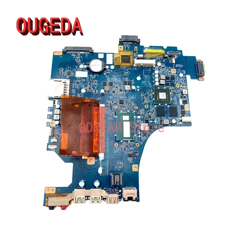 

OUGEDA DA0HKDMB6D0 A1971741A For SONY SVF153 Laptop Motherboard With GT740M GPU SR16Z i7-4500 CPU main board full tested