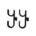 Black-double hook