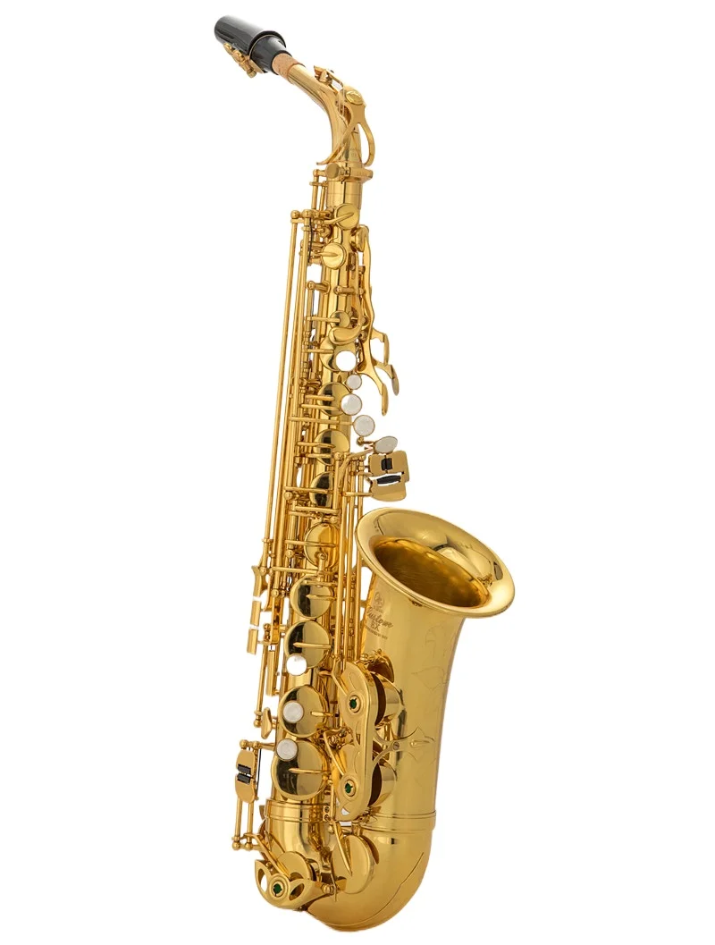 

New 875EX Professional Alto Drop E Saxophone Gold Alto Saxophone with Band Mouth Piece Reed Aglet Hot sale