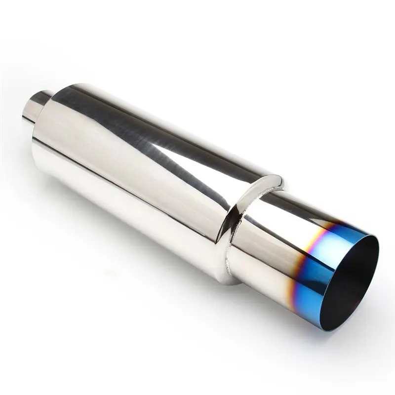 

Classy-Universal Car Racing Exhaust Pipe Muffler Stainless Steel Racing Modified Exhaust Pipe Muffler