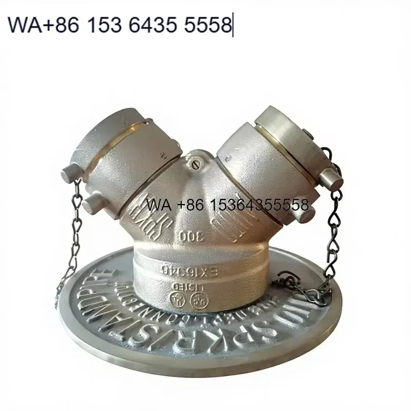 Wmwmnu UL FM Fire Protection System Sprinkler Pipes 300PSI Brass Siamese Connections Clapper for Fire Fighting