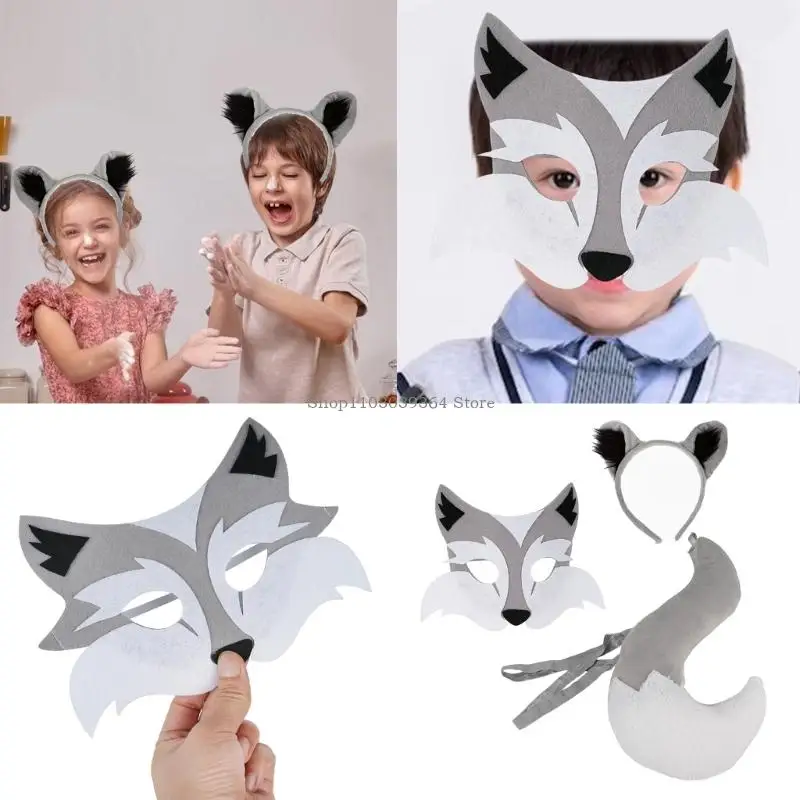 

3pcs Wolf Costum