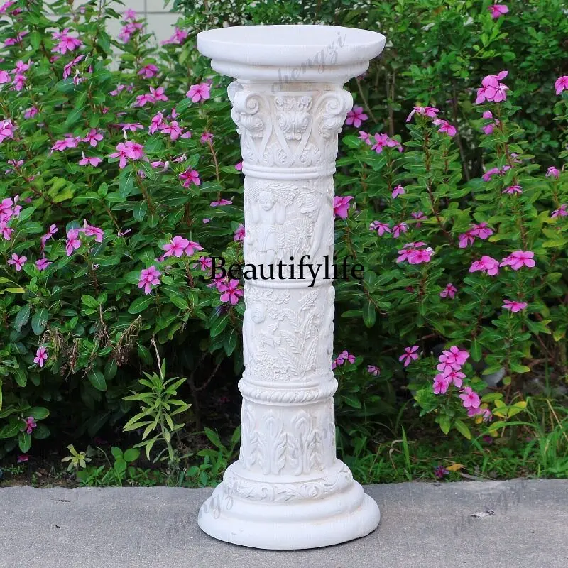 European garden Roman column decoration ornament courtyard wedding display stand layout props outdoor