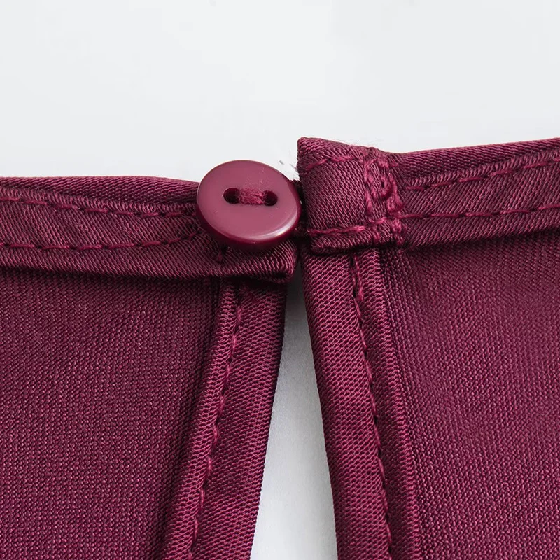 Herfst Effen Kleur O-hals Mouwloos Zijde Satijn Midi Lange Jurk Vrouwen Avondfeest Jurk Vrouwelijke Sexy Elegante Slijtage 2023 Nieuwe