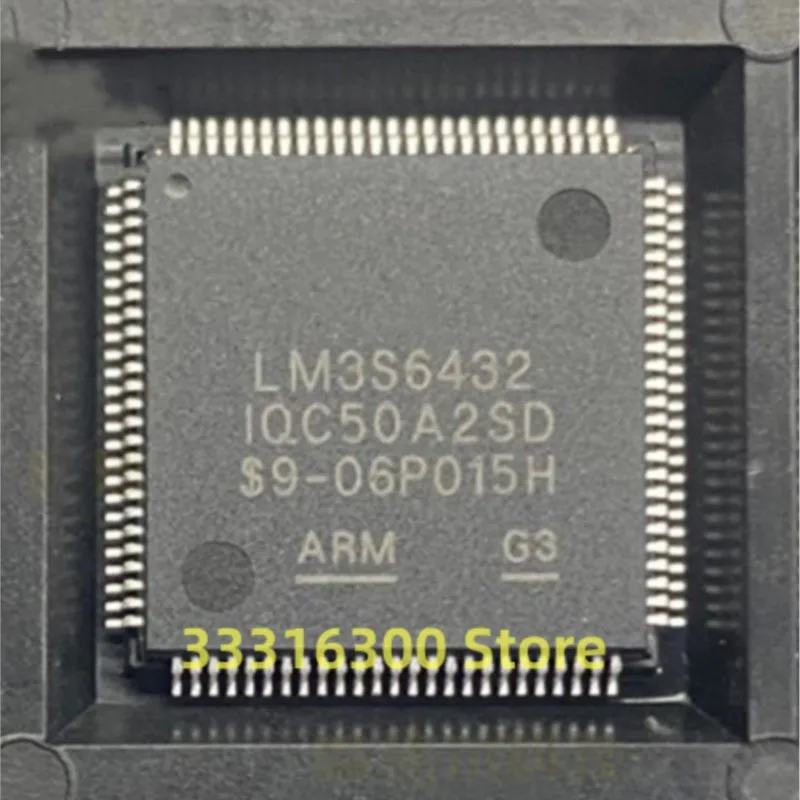 새로운 LM3S6432-IQC50-A2 마이크로 컨트롤러 칩 IC, QFP100, 1 개