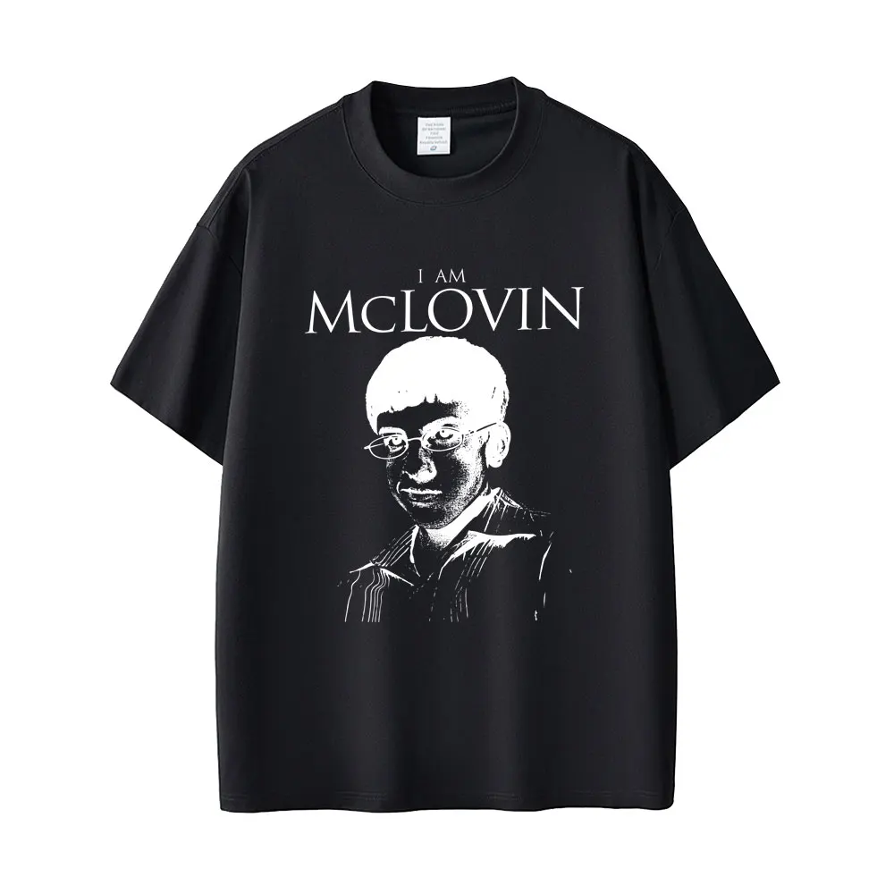 Funny Movie Superded I Am Mclovin Graphic T-shirt Men Women Casual Humor T Shirts Men's Vintage Oversized Short Sleeve T-shirts