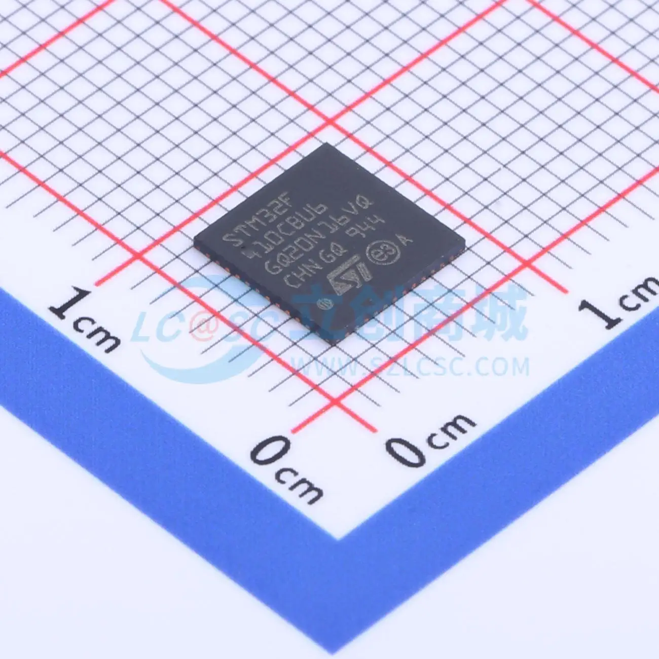 Alta Qualidade 100% STM32F410RBT6 STM32F410R8T6 STM32F410CBU6 Original STM32F410CBT6, Novo