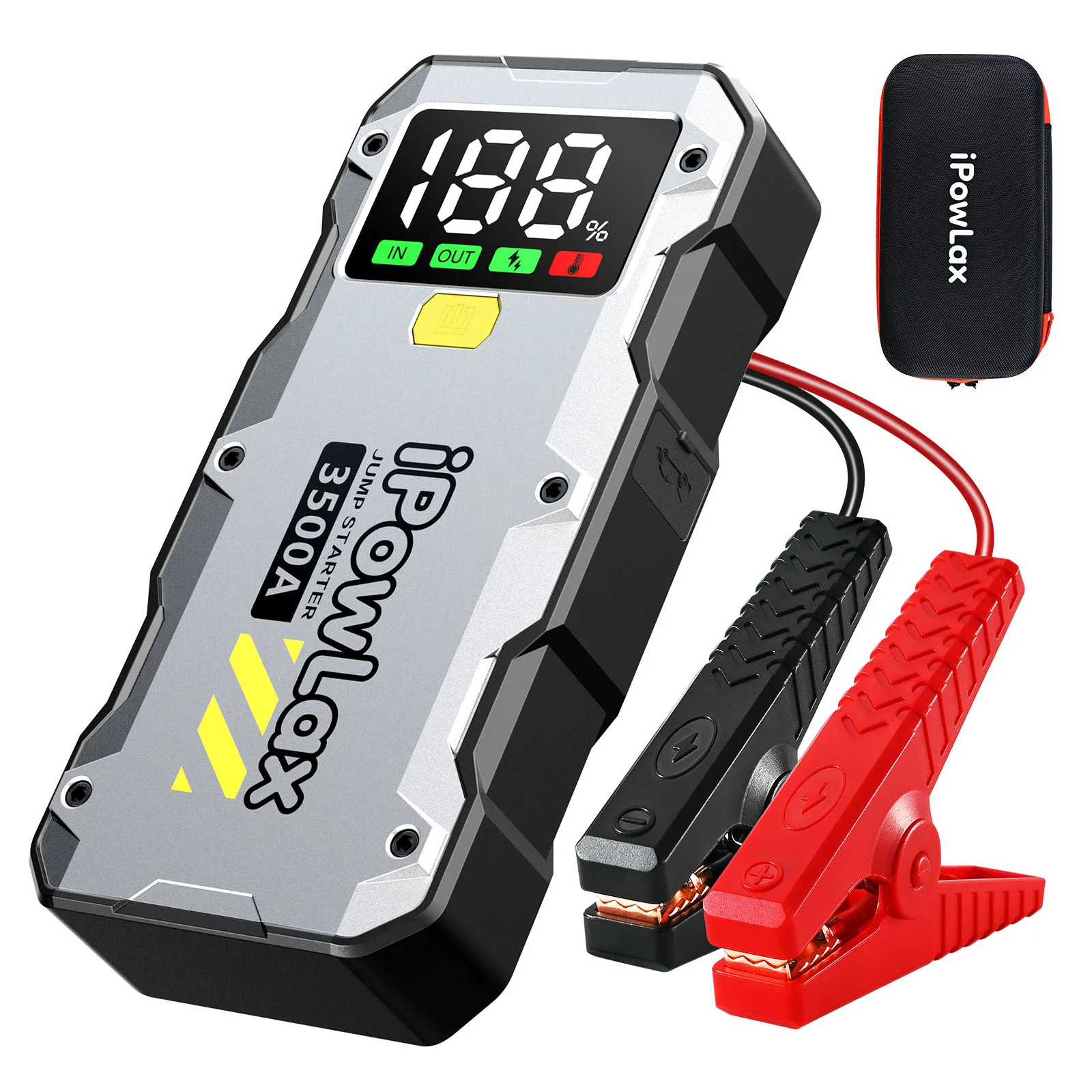 iPowlax 3500A Car Jump Starter Power Bank Portable For 12V Car Battery Emergency Boosters Starting Device Car Starter 2024