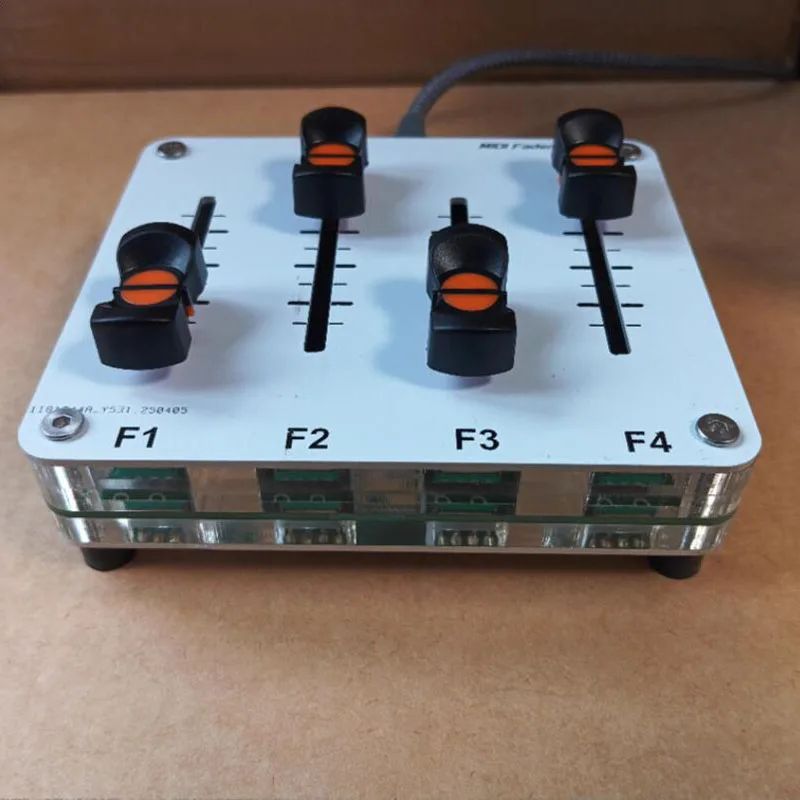 4-channel MIDI push rod 42mm Fader custom CC information USB interface music host software controller