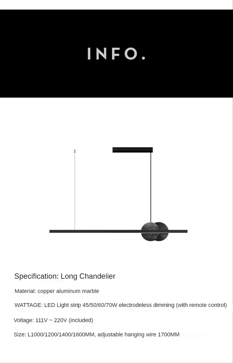 Minimalistische hanglamp met zwarte kap, 3-lichts - Valji