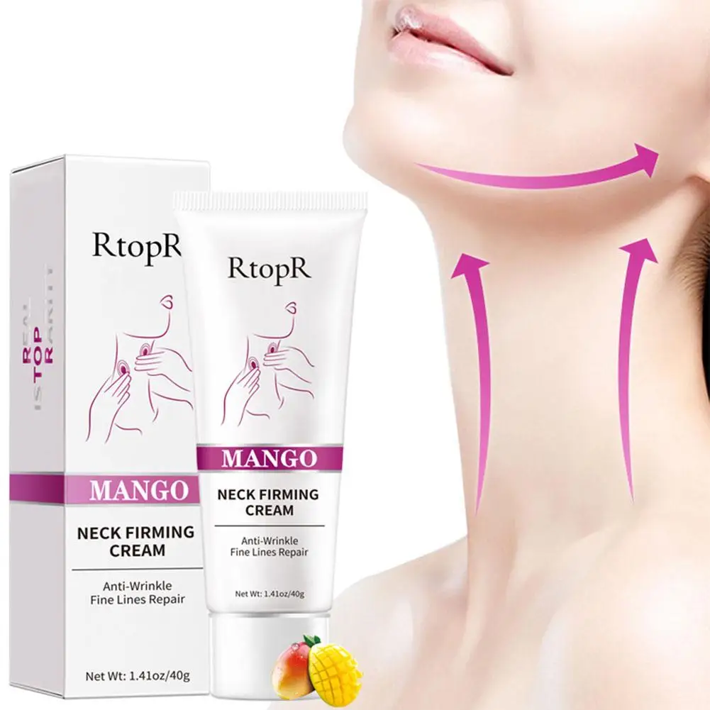 40g Neck Firming Cream Stick Tightening Double Chin Necklines Wrinkles Lifting Skin Anti-Aging Reducing Smooth Moisturizing