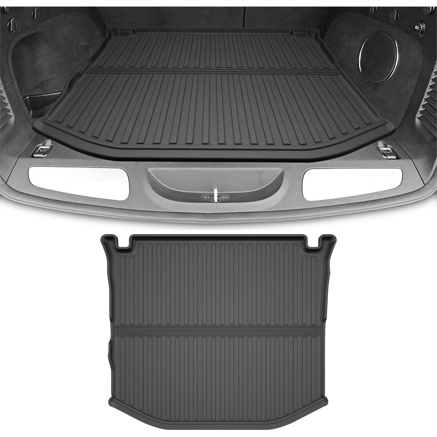 

Cargo Mat for 2011-2021 Jeep Grand Cherokee, All Weather TPE Trunk Liner Custom Fit, Black