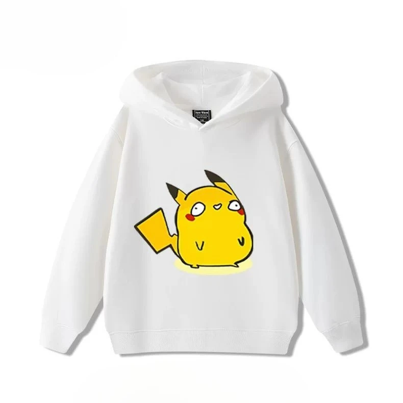 

Creative Children's Hoodies for Warmth and Comfort, Turtle Babies, Pok É Mon Prints, Boys and Girls' Warm Pullover Hoodies