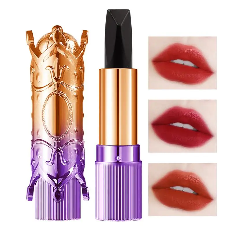 3 in 1 Color Changing Lipstick Matte Waterproof Lip Cosmetics Supplies Moisturizing Lip Care Balm for Daily Makeup Show