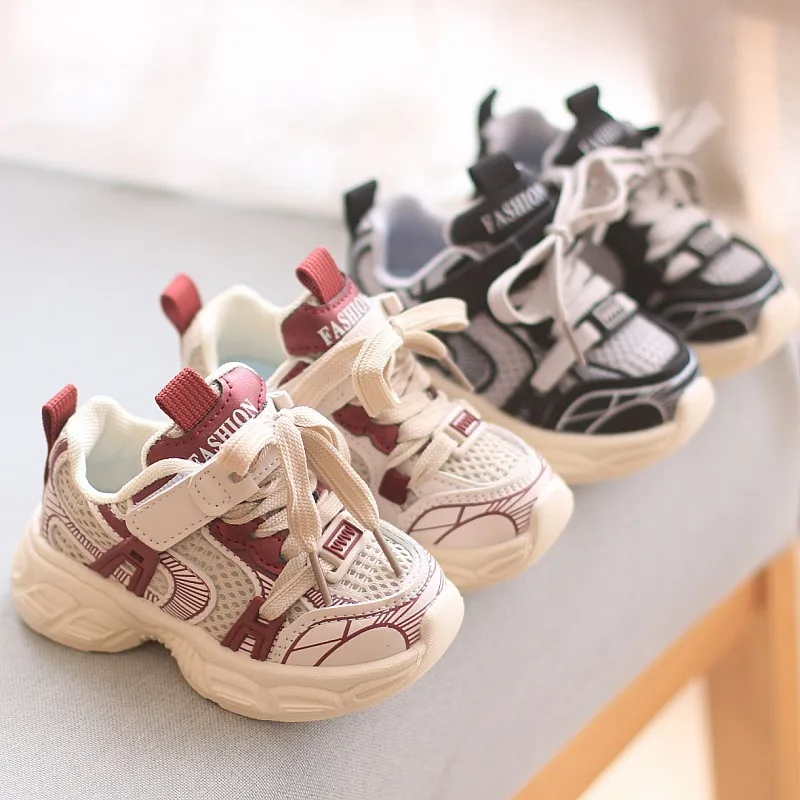 

Kids Spring Running Shoes Mesh Breathable Sports Shoe Lightweight Versatile Infant Boys Girls Casual Shoes Autumn Toddler Shoes