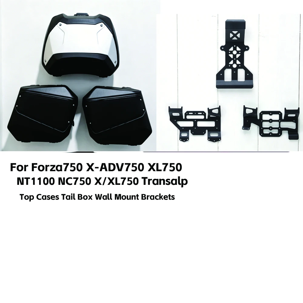 

Side Top Cases Tail Box Wall Mount Brackets For Forza750 X-ADV750 XL750 Motorcycle OEM Wall Holder For Honda NT1100 NC750 X 2026