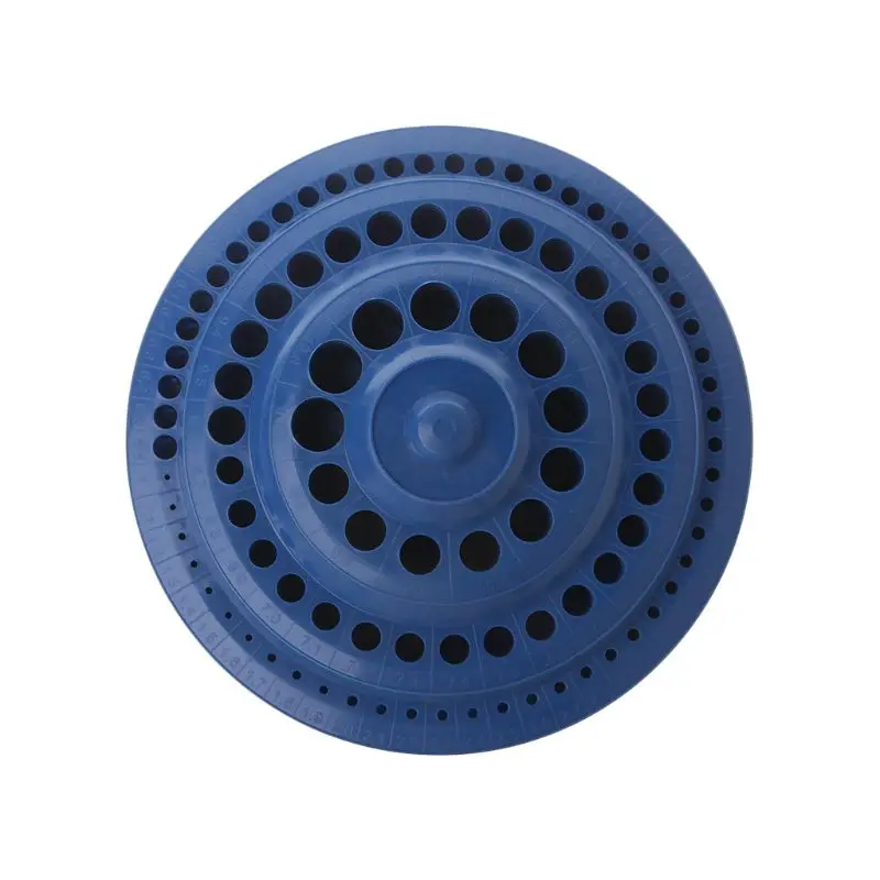 100 stücke Loch Bohrer Lagerung für Fall Halter Runde Form Hartplastik Dropship