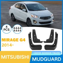 Mudflaps Front and Rear Mudguards Car Durable Fender Mud Flaps Splash Guards for Mitsubishi Mirage G4 2014-2024