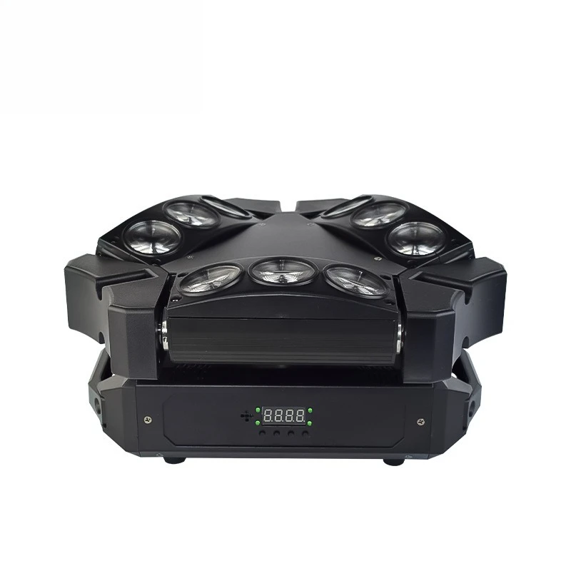 

Nine-headed bird beam of light stage led nine-eyed spider light, bar disco laser rotating KTV flash
