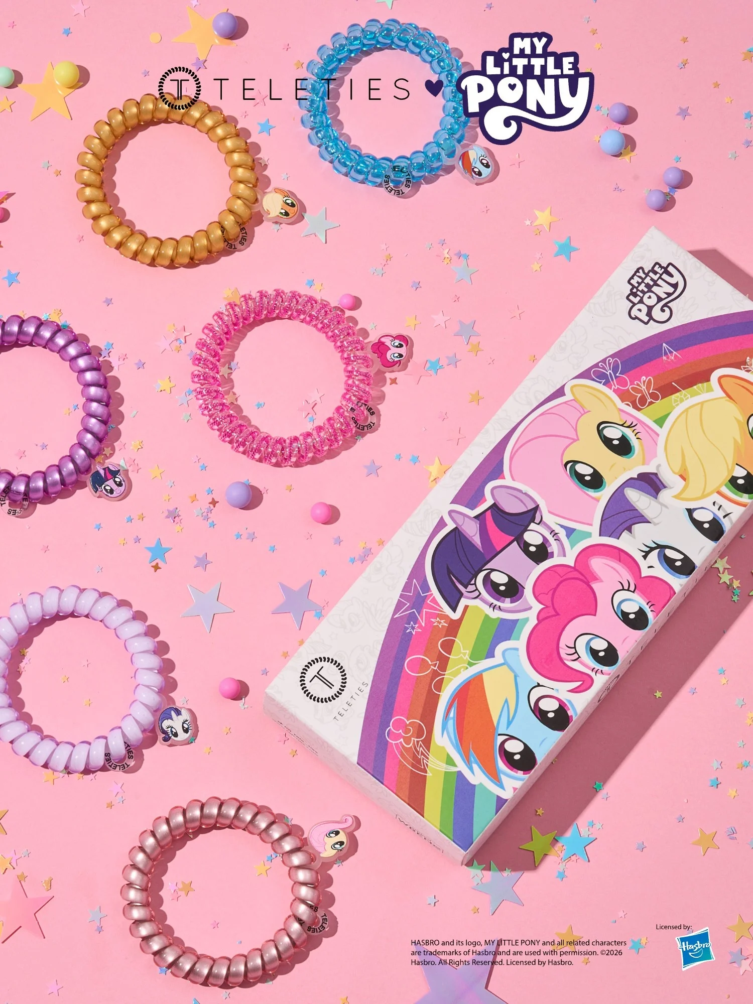 teleties-sweet-sle-telephone-line-hair-ties-women's-hair-accories-year-new-year-gift-box-par-festival-daily-use