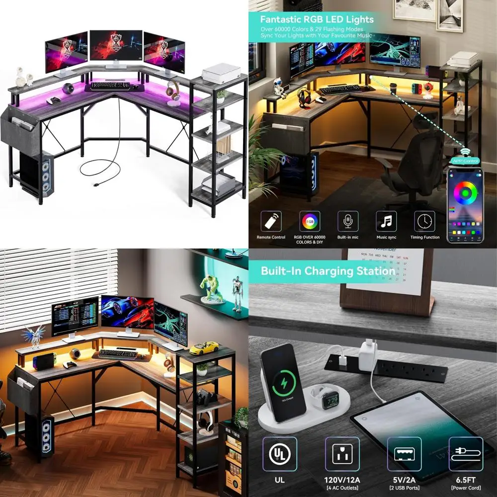 L-Shaped Gaming Des… - image