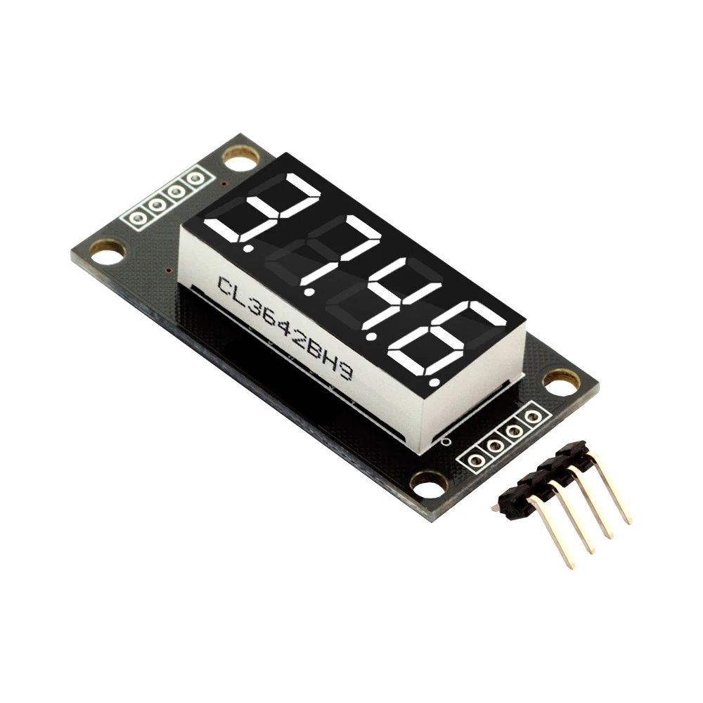 TM1637 modulo Display a LED 4 cifre 7 segmenti 0.36 pollici indicatore orario modulo tubo rosso blu verde giallo bianco per Arduino