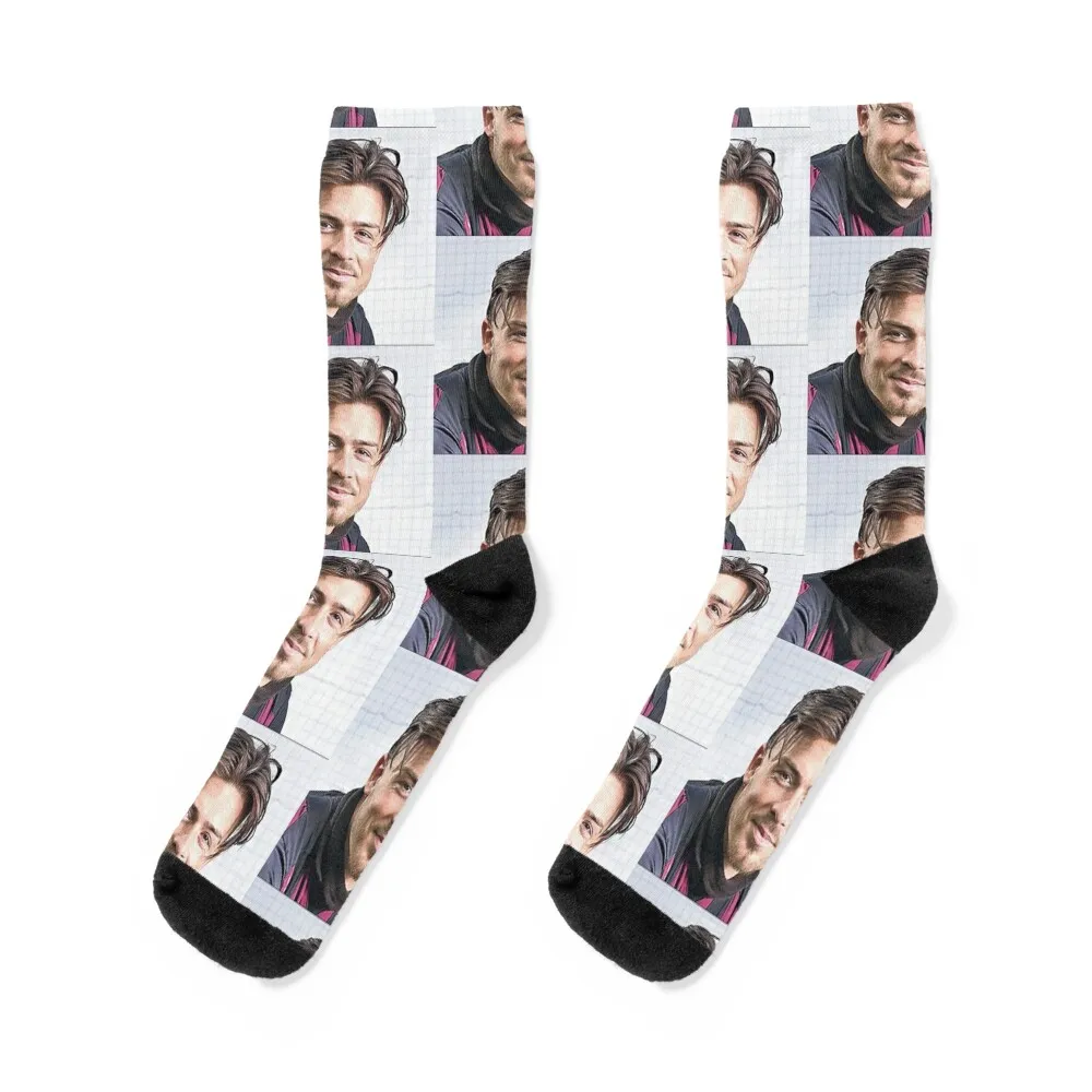 Jack Grealish Smile Socks christmass gift Non-slip heated Ladies Socks Men's