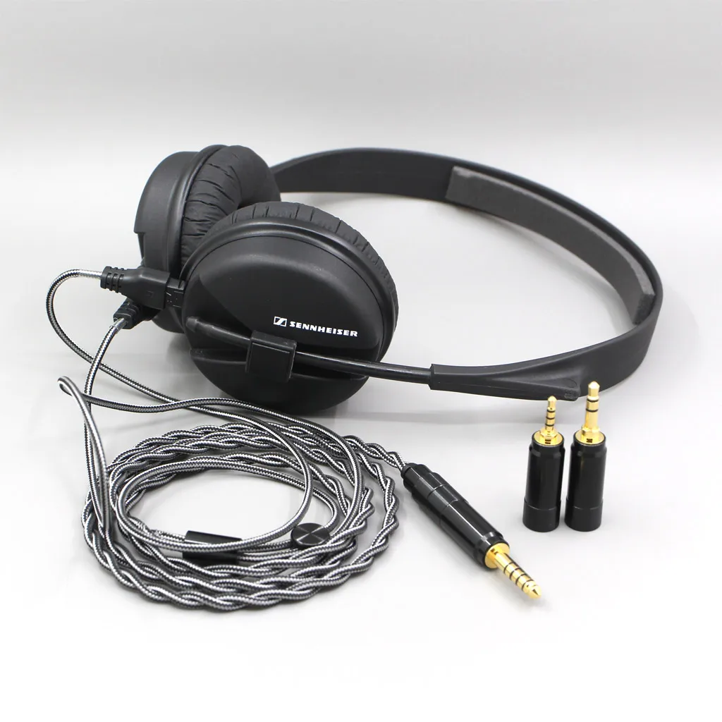 Awesome All in 1 Plug Earphone Headphone Cable For Sennheiser HD580 HD600 HD650 HDxxx HD660S HD58x HD6xx LN008032