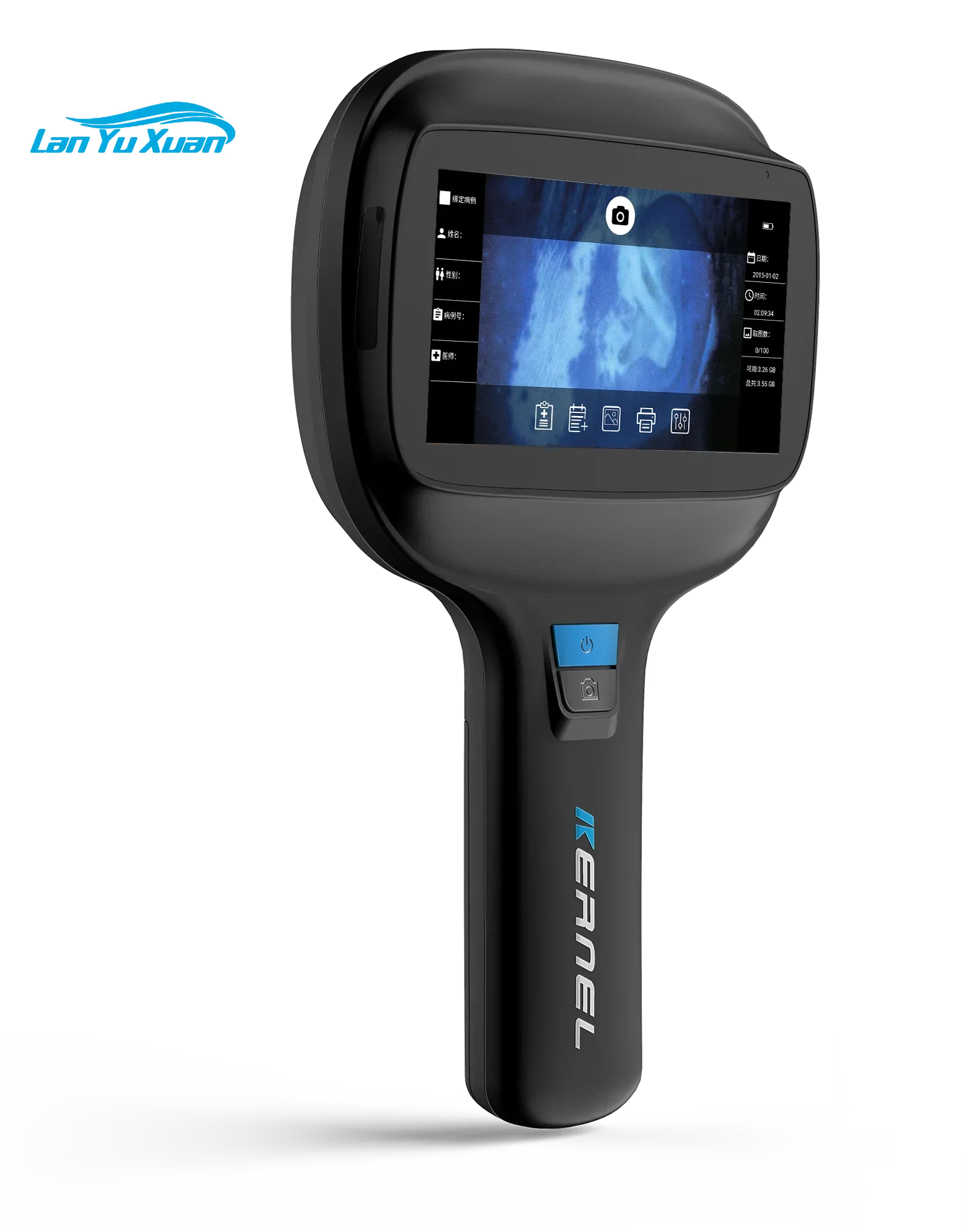 

KN-9000A Portable Skin Facial Analysis Photo Printer Skin Analyzer Wood's Lamp for Skin Diseases Examination Vitiligo Psoriasis