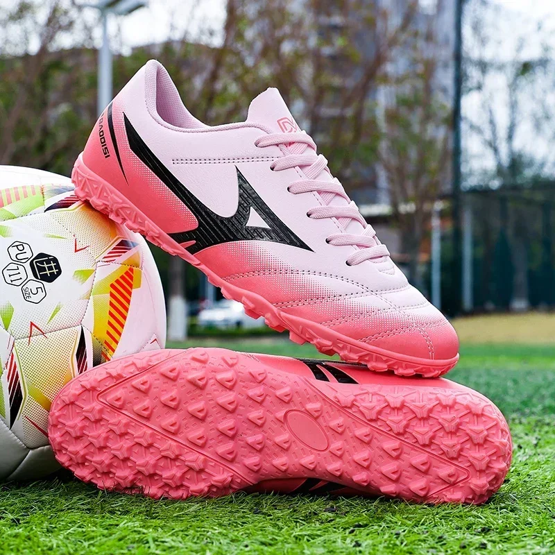 

New Men’s Football Boots Soccer Shoes Non-Slip Cleats FG/TF Indoor Mid-Top Futsal Light