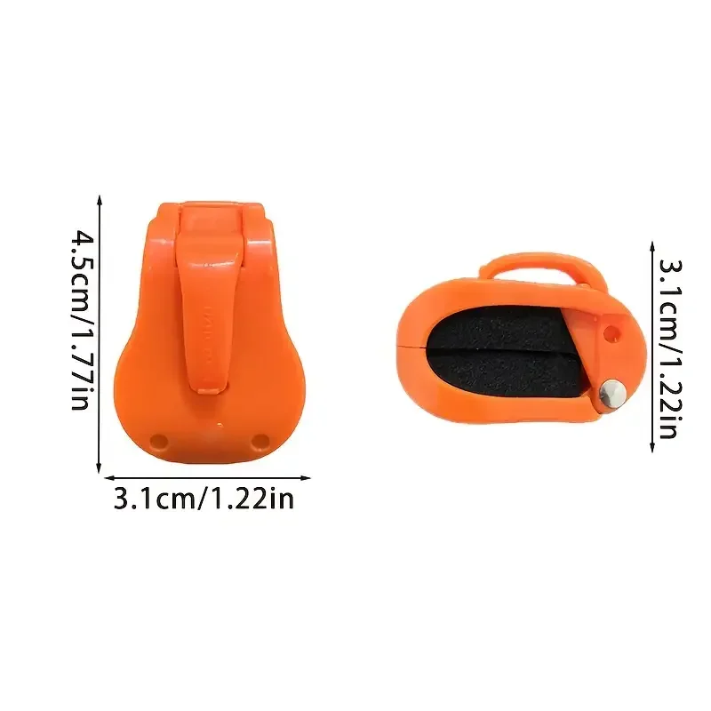 2pcs Quick-Attach Fishing Rod Clip - Tool-Free 1-Hand Holder for 2-Piece Freshwater Rods, Secure Grip Tackle Organizer - view 5