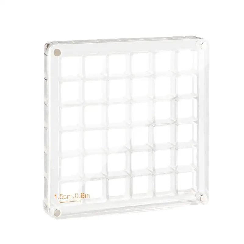 1 Stück 36-Fächer Acryl-Magnet-Muschel-Aufbewahrungsbox, Muschel-Displaybox, Diamant-Aufbewahrungsbox, Kleine Bastel-Organizer – Detail 9