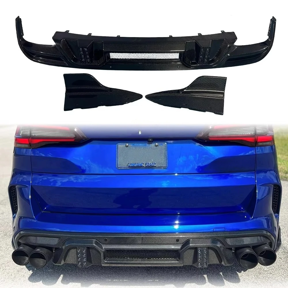 

F95 X5M/F96 X6M L D Dry Carbon Fiber Rear Diffuser (Prepreg Quality) Perfect Decoration