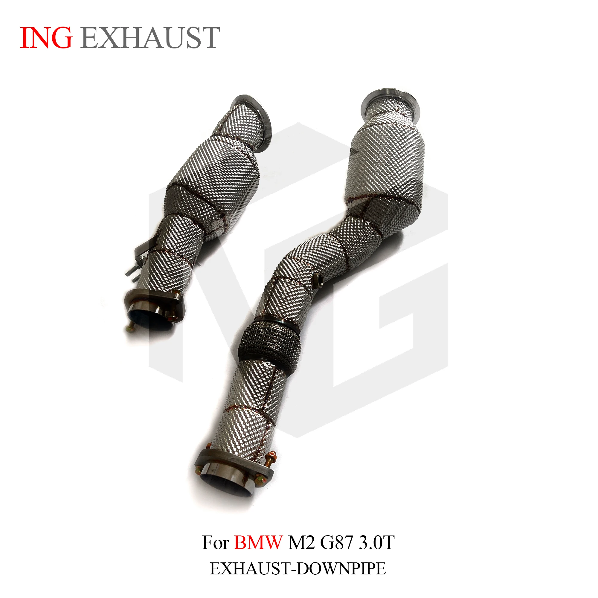 

ING Header Catalytic Downpipe for BMW M2 G87 3.0T Engine Large Displacement Power Performance Exhaust Drain Pipe System