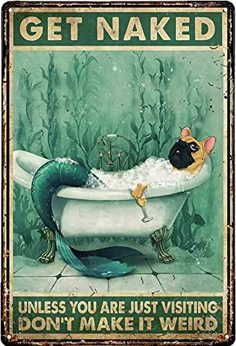 البلدغ الفرنسي احصل على إلا إذا كنت فقط زيارة خمر تين تسجيل جدار الفن المرآب بار غرفة نوم ساحة تسجيل علامة الحمام أفضل GIF #1