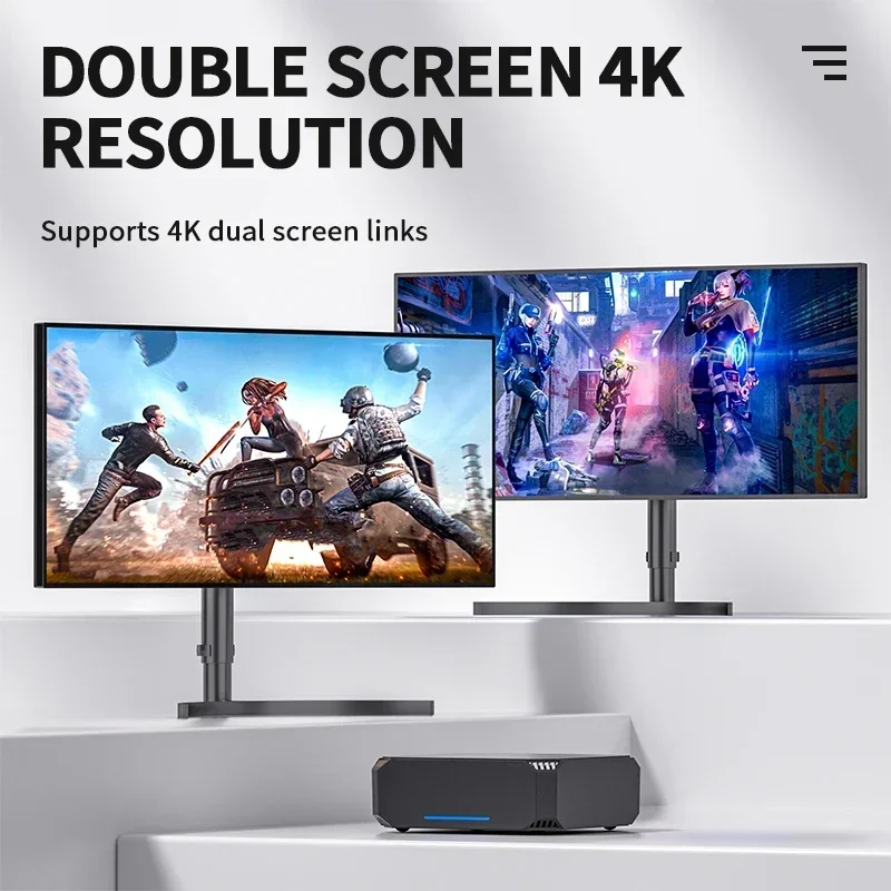 US.EU FIREBAT AK2 PLUS MiniPC Intel N150 N100 Dual Band WiFi5 BT4.2 16GB 512GB Desktop Gaming Computer Mini PC Gamer