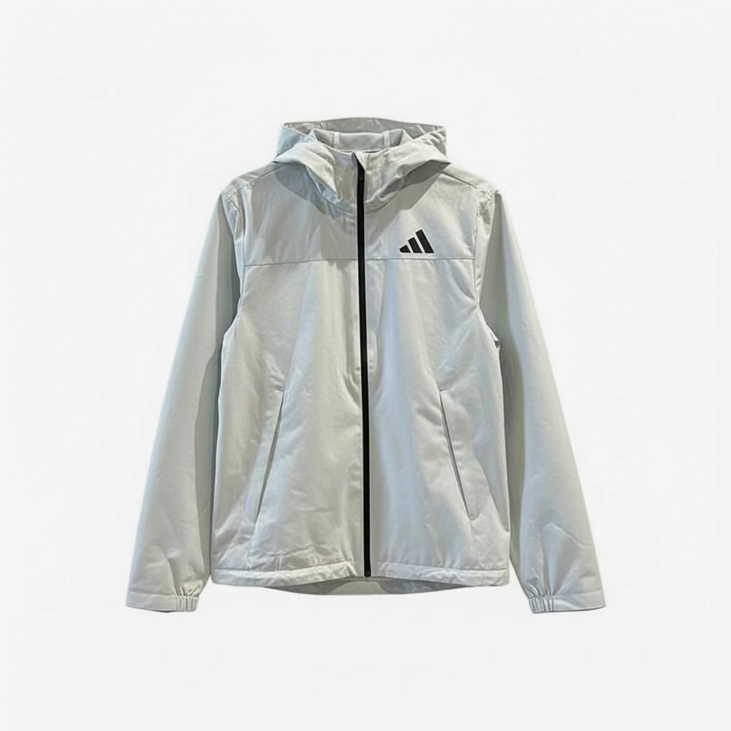Adidas genuine hooded long sleeved jacket new light gray jacket jacket IB7056