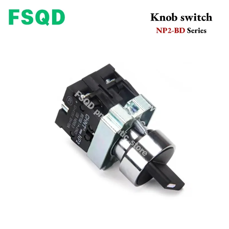 Knob Switch Self-Locking/Self-Resetting NP2-BD21 BD23 BD25 BD33 BD35 BD41 BD45 BD53 NP2-BD Series