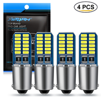 BA9S LED Car Lights Bulbs H6W T4W Canbus T2W T3W H5W Autp Reverse Parking License Plate Light Auto Lamp 12V White Pink Blue