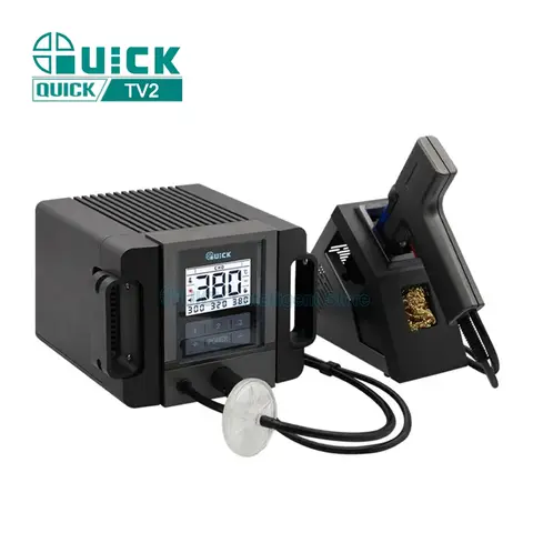 주석 흡수 납땜 스테이션 QUICK TV2 납땜 제거 건 주석 흡수 전기 납땜 인두