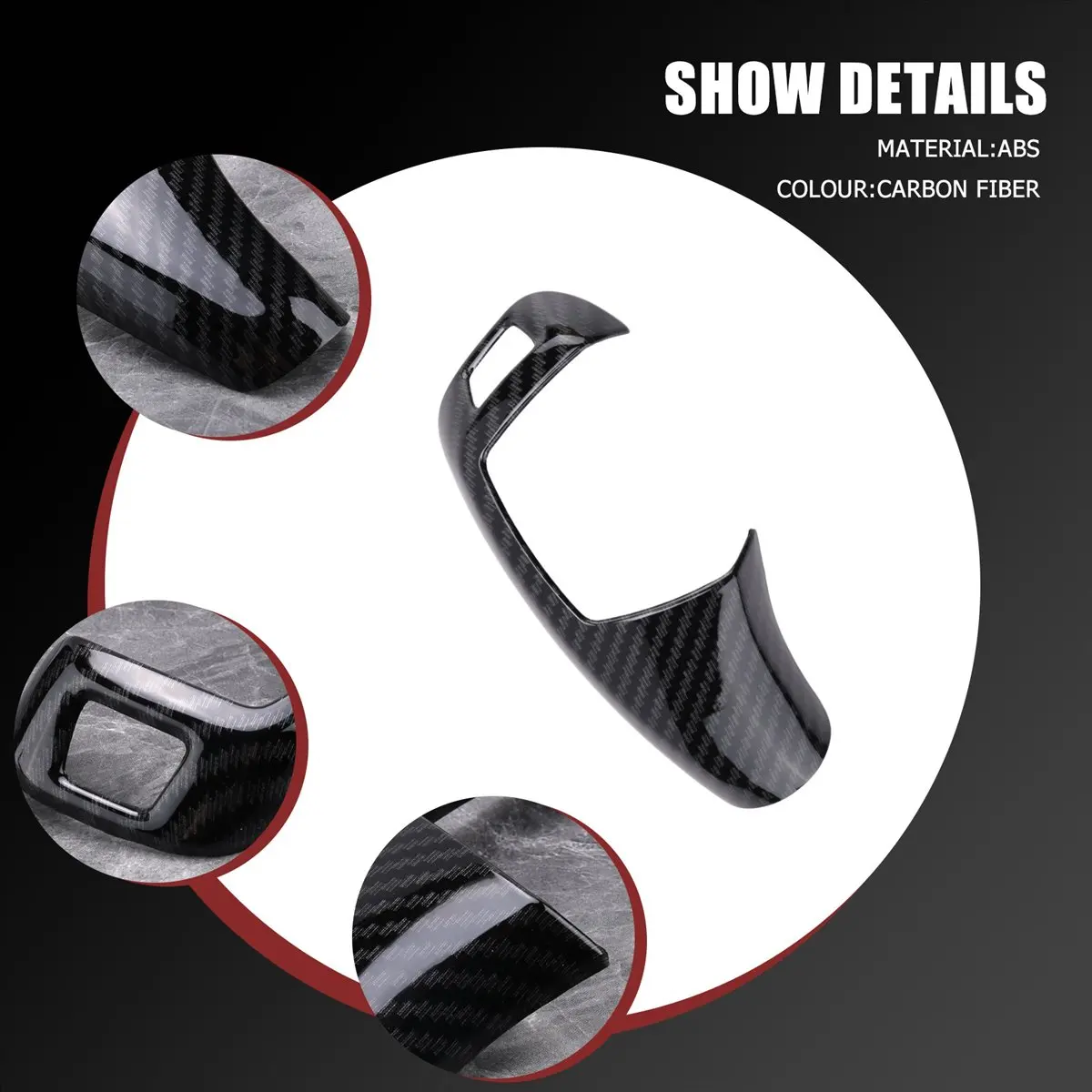 Super Sale Car Right Drive Gear Shift Knob Cover Trim for BMW F10 F20 F22 F30 F32 X3 X4 X5 X6 Series