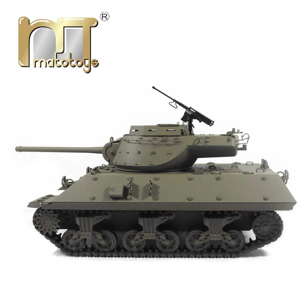 MATO 100% Metal Tank Remote Control M36 Destroyer Army Green KIT 1:16 RC Tank Infrared Recoil Static Version Model