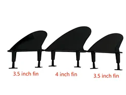 Soft ครีบสำหรับ Surf Ing Soft Tail Fin สำหรับ Soft Surf บอร์ด Longboard Fin ขนาดใหญ่ครีบด้านข้าง2ครีบ Surf อุปกรณ์เสริม