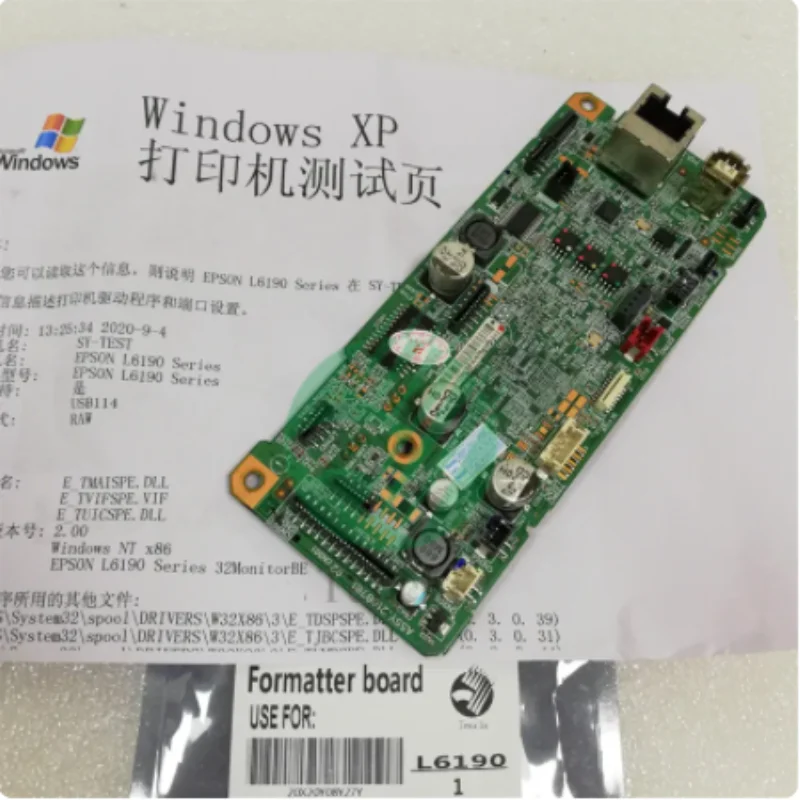 1pc free shipping 90% original new L6190 mainboard for Epson L6190 L6191 formatter board motherboard