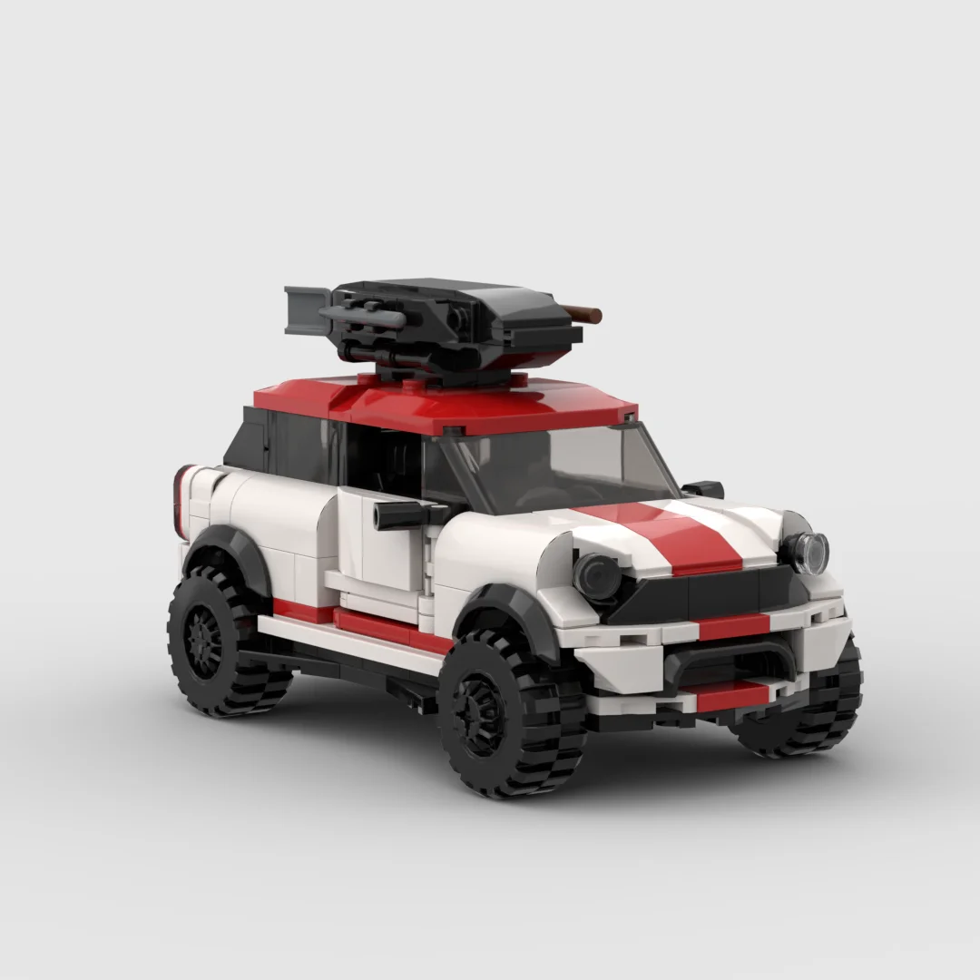 

MOC 395pcs MINI Countrymanspeed JCW racing Racer Building Blocks Brick Creative Garage Toys for Boys Gifts