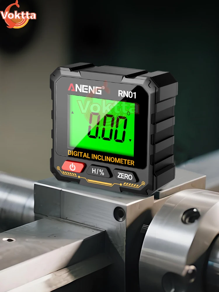 Mini-angleur numérique magnétique 360 ° Niveau à bulle laser RN03, inclinomètre, règle d'angle, mesureur de position