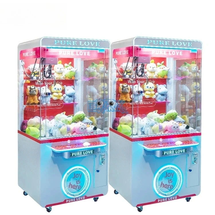 

Coin Operated Pink Crane Catch Stuffed Toys Machine Toy Claw Crane Game Machine