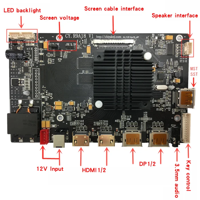 iMac 5K液晶モニター外付け化 LCDドライバー基板 LM270QQ1用 27 '' iMac A1419 A2115 5K LCD Controller DP 1.4 Type-c Driver