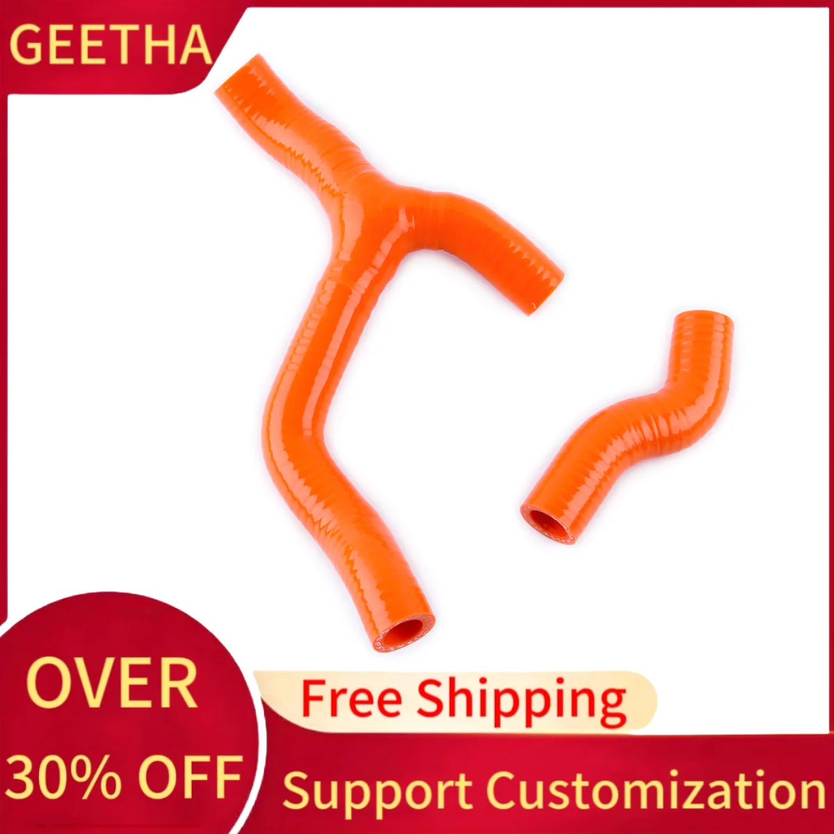 For KTM 250 350 SXF 250 350 XC-F 2011-2015 Silicone Radiator Coolant Y Hose Kit Pipe 2012 2013 2014